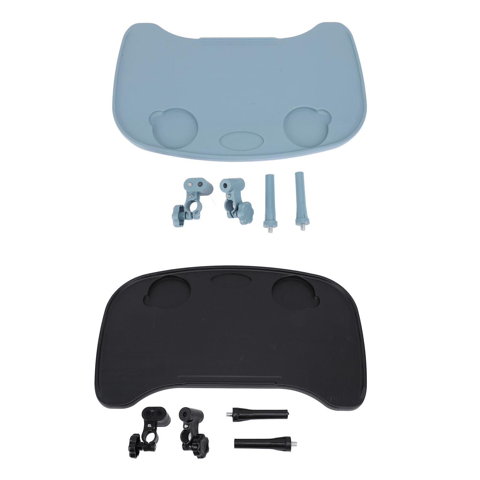 

Поднос для инвалидной коляски, съемный, утолщенный, стол для инвалидной коляски, подставка для ног, помощь при приеме пищи, портативная, для инвалидной коляски, Din Grey