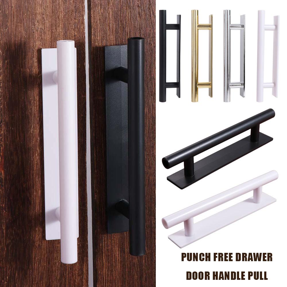 Surface Mounted Self-adhesive Door Handle No punching Cabinet Handle Door Pull  Furniture