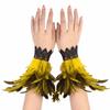 Adjustable Fluffy Feather Wrist Cuffs Black Plume Bracelet New Wristband  Themed Party
