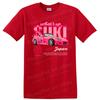 Pink Car Graphic T Shirt Cool Suki Design Casual Tee for Car Enthusiasts