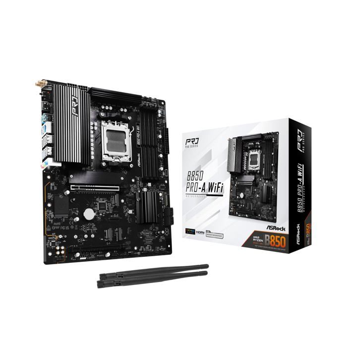 Carte Mère - ASROCK - B850 Pro-A - WiFi - Socket AM5 - 1 Processeur Max