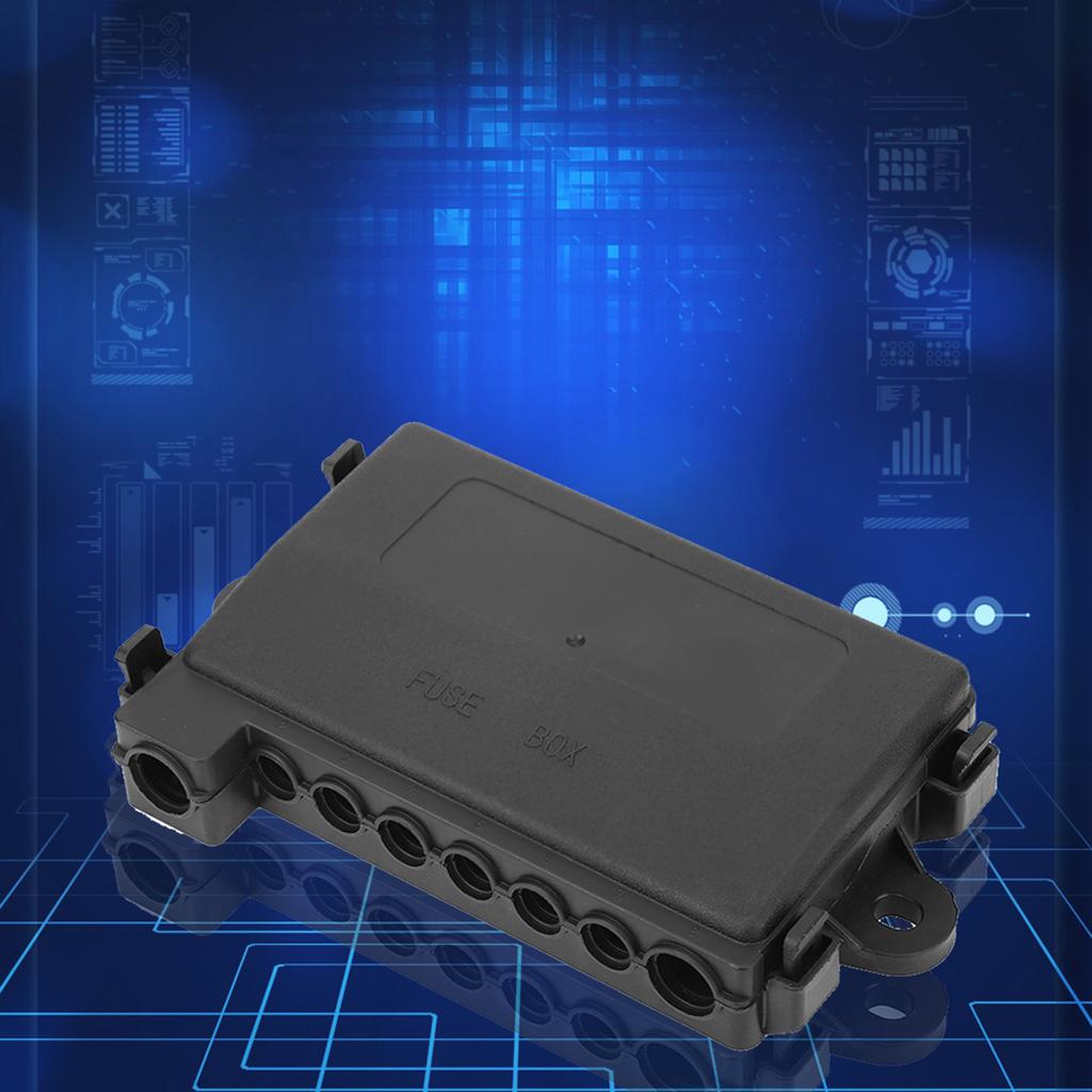 Durable MIDI MultiWay Fuse Block Box Holder Fusebox for RV Car Boat Bus Accessory