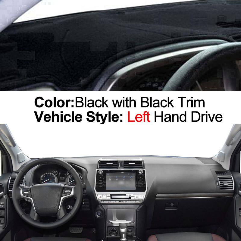 Car Inner Dashboard Cover For Toyota Land Cruiser Prado 2018 2019 Auto Dash Mat Carpet Cape Anti-sun Sun shade Dashmat 2015