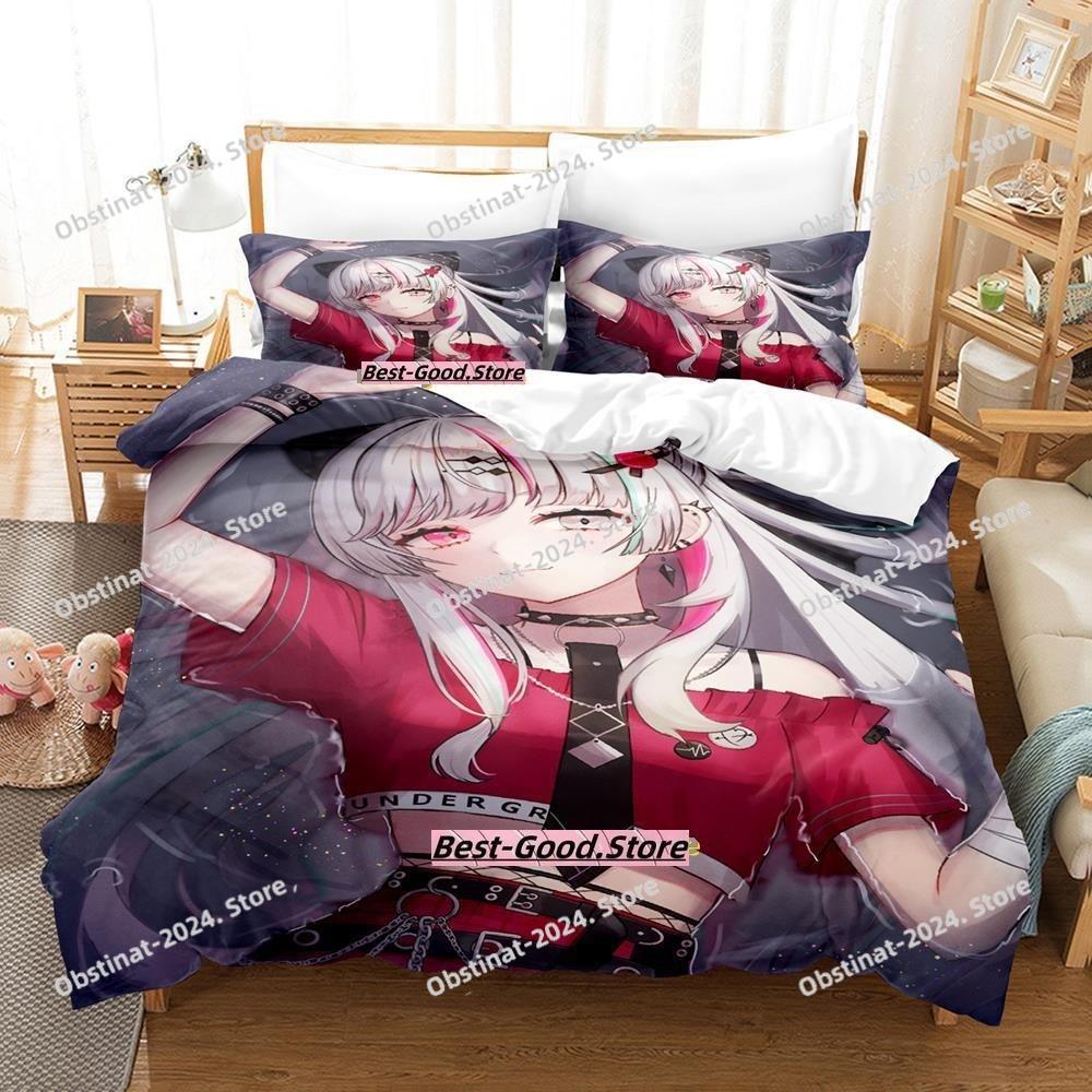 New Kawaii Girl Ishigami Nozomi Bedding Set Single Twin Full Queen King Size Bed Set Adult Kid Bedroom Duvetcover Sets Anime