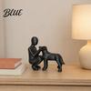 Hundestatue Skulptur für Heimdekoration 3D-gedruckt Mann und Schreibtischdekoration Figur Haustier Gedenkgeschenk Verlust Liebhaber Stressabbau Spielzeug
