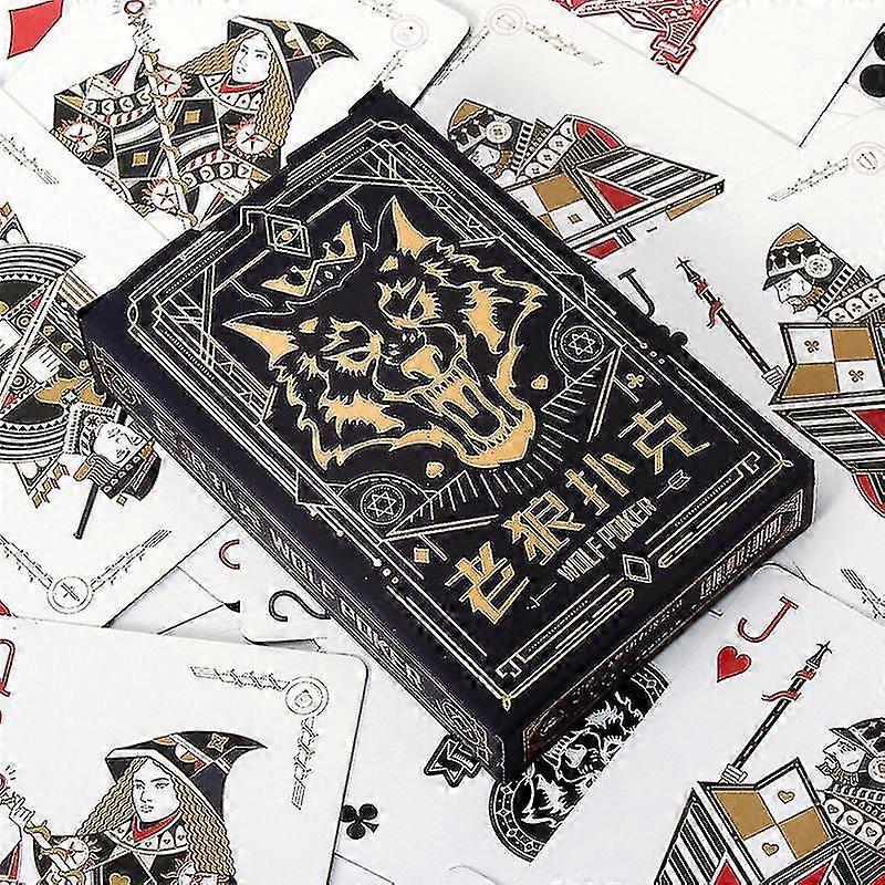 54pcs/set Paper Werewolves Poker Card Deck Family Party Board Game Playing Cards Beautiful Present Collection Pokers