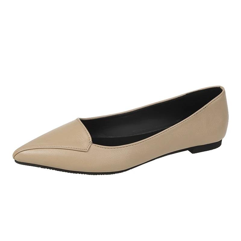 Zapatos de Moda para Mujer con Punta y sin Cordones Verano Mocasines para Mujer Cómodos Zapatos de Barco Amarillos para Señora Planos de Otoño Zapatos Mujer