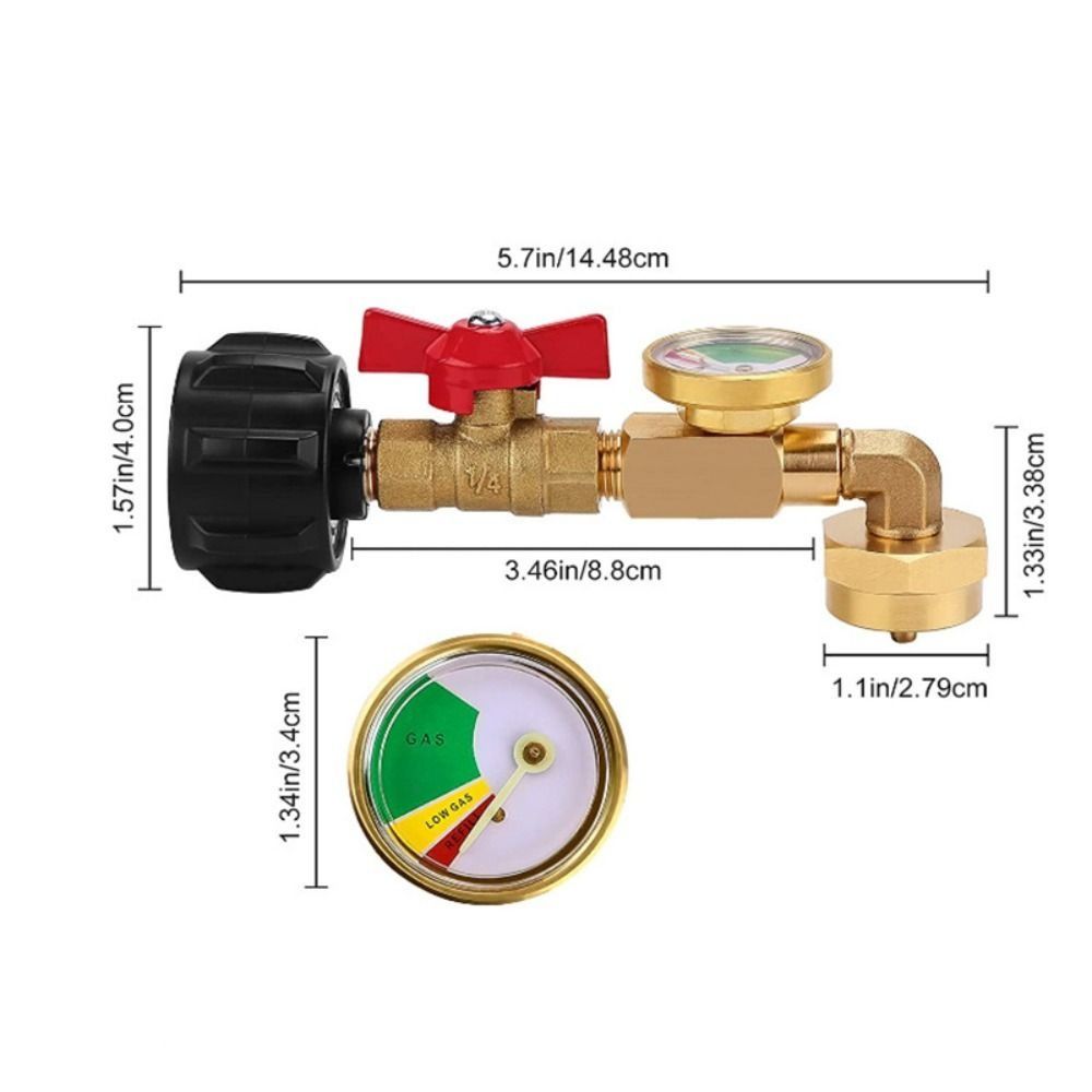 Explosion-proof QCC1 Propane Refill Adapter Leak-proof Gas Tank Refill Adapter  Outdoor
