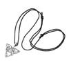 Dawapara Collier Pendentif Renard Triquetra Animal Nœud Celtique Bonne Chance Amulette Irlandaise Collier Nordique Bijoux Religieux