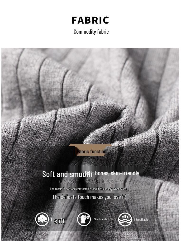 New 2025 Men's Stand Collar Zipper Knit Cardigan Sweater Coat for Autumn/Winter