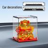 Solar Mini Waving Cat Model - Automatic Shaking Hand Ornament for Office, Desk, Car, or Gift