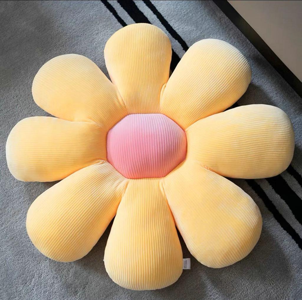 Soft Colourful Flower Pillow Stuffed Plush Daisy Flowers Shape Plant Chair Cushion Home Sofa Decor Soll Kids Girl Birthday Gift