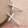 Heart Cross Shaped Charms Pendant For Bracelet Necklace Jewelry Making Craft Findings