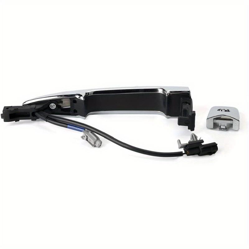Exterior Chrome Door Handle Front Left Driver Side, for Nissan Sentra Maxima Murano Leaf Replace 806469N00A 80646-9N00A