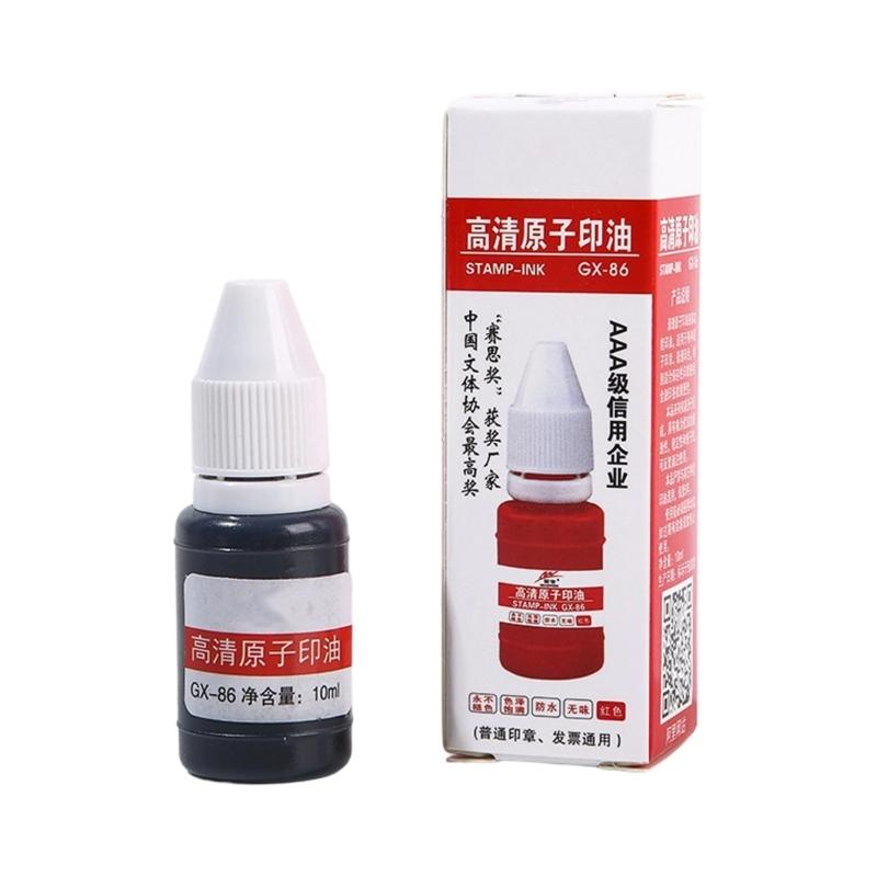 Pack of 5 Multifunctional Refill Ink for Stamps and Ink Pads Ink Refill for Inking Date Stamp Scrapbooking 3 Color чёрный