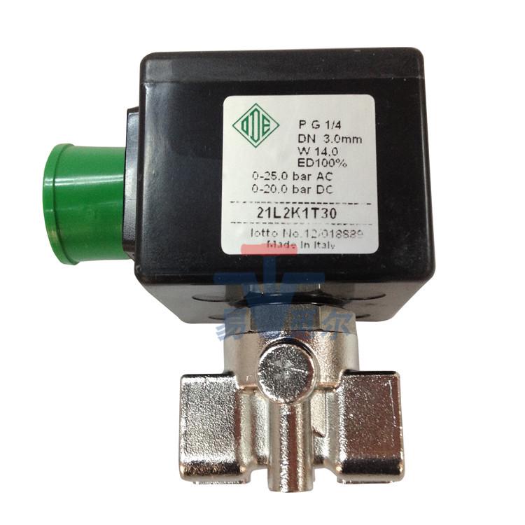 Italy Ode DN8 110V Two-Way 316 Stainless Steel Solenoid Valve 21L2K1T30