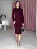 2025 Autumn Slimming Pleated Waist Dress - Elegant Tight-Fit Fashion