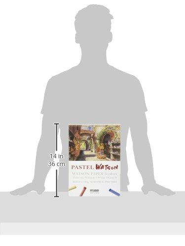 Muse Pastel Paper, Pastel Watson Book, F4, 190g, White, Natural, Gray, 15 Sheets, PSW-2604, F4