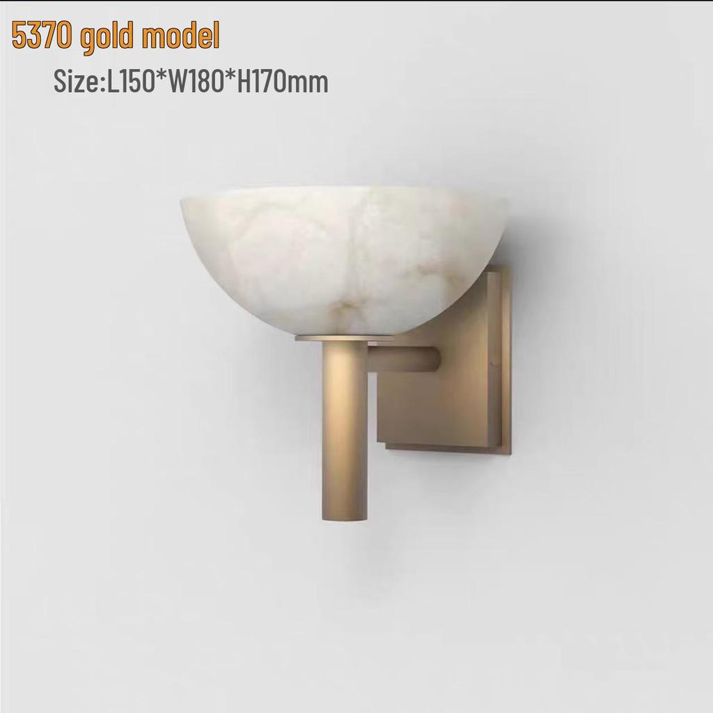 Spanish Alabaster Wall Lamp for Hotel, Villa, Stairway, Bedroom & Corridor Decor