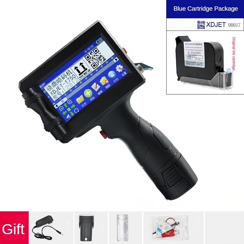 Intelligent Production Date Batch Number Handheld Inkjet Printer Portable Small Coding Label Machine