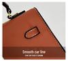Color Block Kelly Bag: Trendy Two-Tone, Large Capacity, Versatile Shoulder & Crossbody Bag for Work Commute.