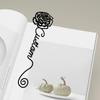 Metal Bookmark, Flower Bookmark, Unique Book Lover Gift, Teacher Appreciation, Back to School, Student Present, Vintage Tin Art