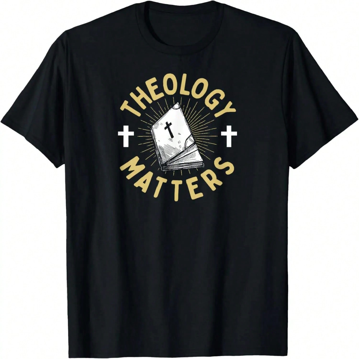 Theology Matters Bible School College Graduation T-Shirt S разноцветный