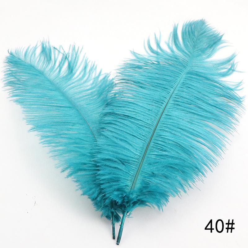 High Quality Ostrich Hair 35-40Cm Multi-Colored Decorative Feathers, Stage Room Flower Arrangement Feathers