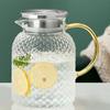 Diller Hammered Glass Water Pitcher