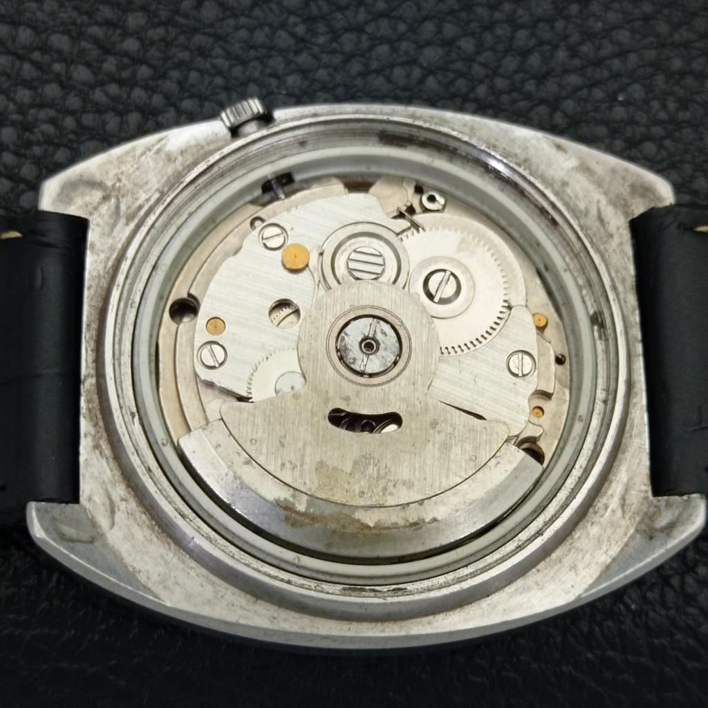 SEIKO 5 AUTOMATIC VINTAGE JAPAN MENS ARABIC BLUE COLOR DIAL WATCH a701376-5 R206a-a701376