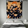 Haikyu!! Wall Tapestry Aesthetic Wall Hanging Printed Fabric Blanket Decorative Tapestries for Bedroom Living Room Home Decor