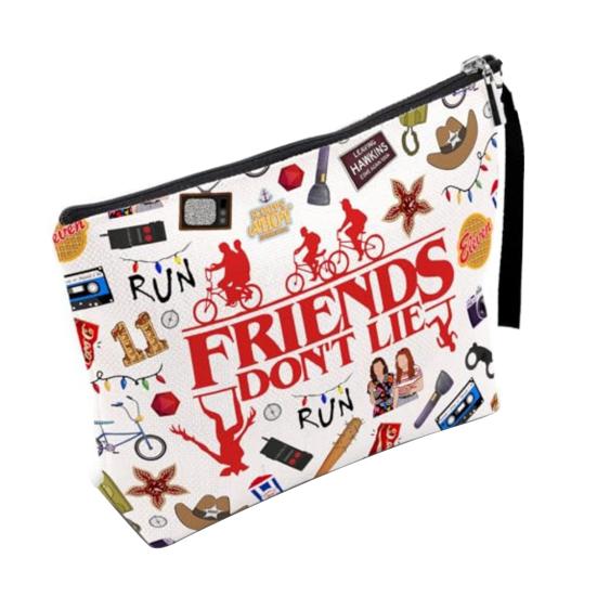 Vriendschap Make-up Tas Cadeaus Inspirerende Quote Make-up Pouch Vrouwen Make-up Organizer Etui Vriendschapscadeau voor BFF Zus Beste Vriendin