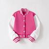 Girls and Boys Casual Cardigan Jackets for Spring and Autumn, Children's Fashionable Sports Baseball Shirts