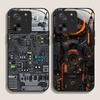 Creative Mechanical Circuit Board Pattern Glass Phone Case for Motorola Moto G85 G84 G75 G55 Edge 50 Fusion 40 Neo 30 Pro Cover