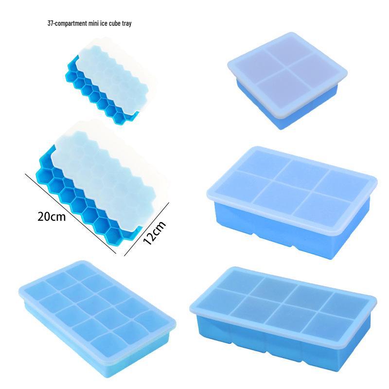 15-Grid Food Grade Silicone Ice Cube Mold - Easy Release for DIY Ice Making