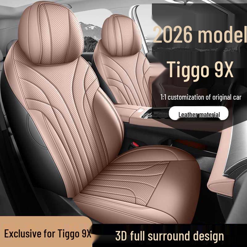 Chery Tiggo 9 & 9x Sitzbezüge: Vollumrandung, Ganzjahres, Fünfsitzer-Kissen