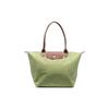Le Pliage Canvas With Leather Dumpling Bag Handbag, Shoulder Bag Women's Olive Green 1899089P77