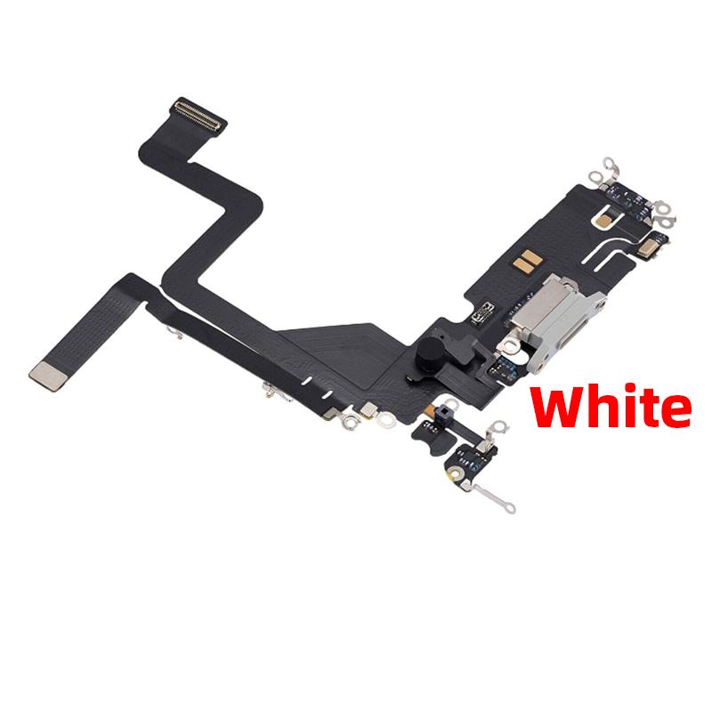 Original For iphone 14 pro 14pro Charging Port Flex Microphone Mini USB Charger Dock Connector Repair Replacement Parts