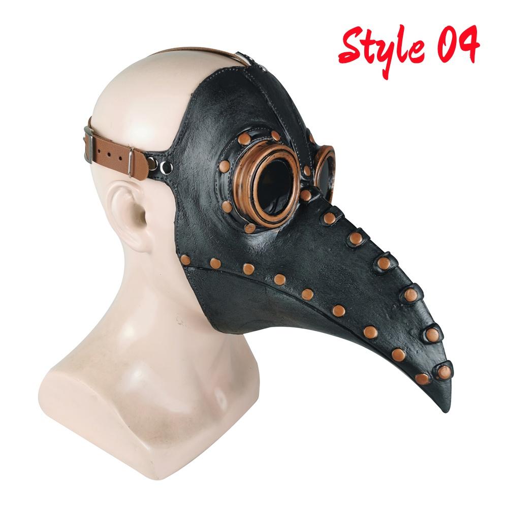 Maschera da Medico della Peste Uccello Cosplay Steampunk Halloween Costume Accessori Maschera di Halloween