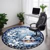 1pc Winter Scene Chair Carpet for Office Non-Slip, Lightweight, Machine Washable Rug for Office, Room - Holiday Decoryy251016025