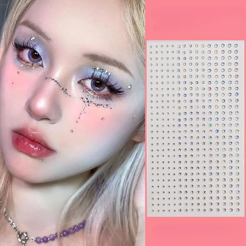 Strass-Packung gemischte Formen weiße Acryl-Edelsteine Sterne hohle Sterne Perlen für Basteln DIY Kostüm Make-up Party Dekorationen