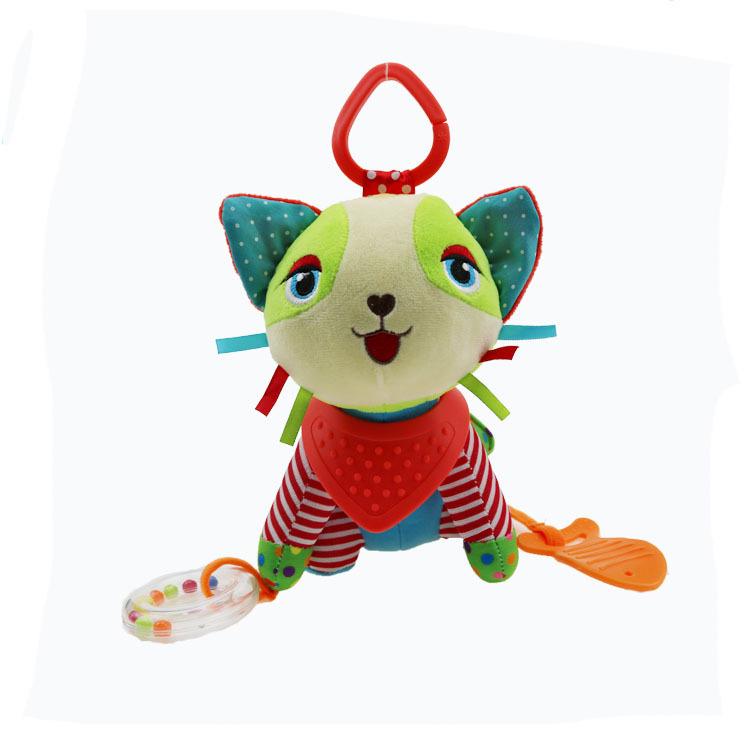 Beruhigendes Plüschtier Hängeornament für Neugeborenen-Autositze und Kinderwagen