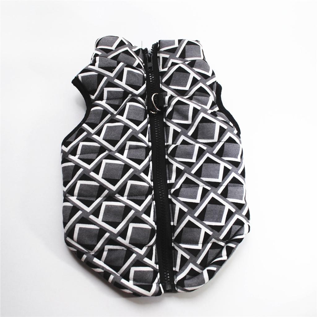 Haustierkleidung, Jacke aus reiner Baumwolle, Baumwolljacke, Baumwolljacke zum Überziehen und mit Schnalle, Bixiong, Bomei