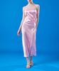 KOLEAT Summer Shirred Maxi Slim Silk Sleeveless Dress [Pink] Layered Dress Ver.