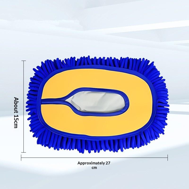 Durable 27Cm Car Wash Mop Head Chenille Heavy Duty Mop Replacement Cloth Washable Removable Mop Accessories