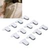 12PC Padded Comforter Clips Compact Multifunctional Metal and Foam Padded Blanket Fasteners