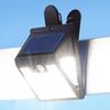 LIFENGSOLER 72 LED Solar Light, Outdoor, IP65 Waterproof, Motion Sensor Light, Solar Charging, Clip-on, 3-Sided Light, 600 Lumens, Ultra-Bright 6500K