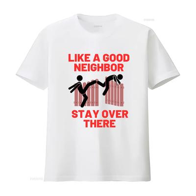 Wie ein guter Nachbar Bleib da drüben Hemd über Zaun geworfen State Farm Vintage Gewaschene Grafikdesigner-Kleidung Gedehnte Streetwear