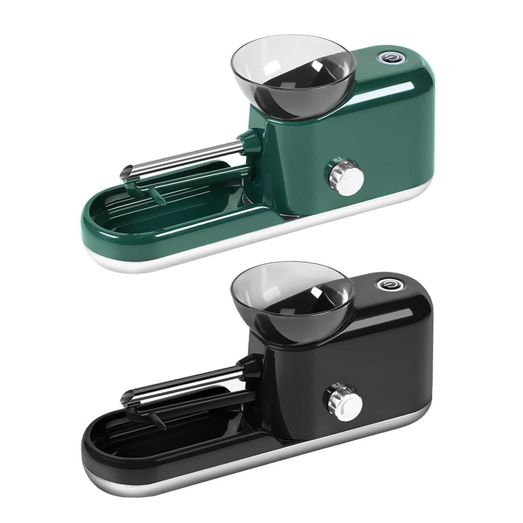 Metal Electric Cigarette Rolling Machine Injector Men Gifts Green