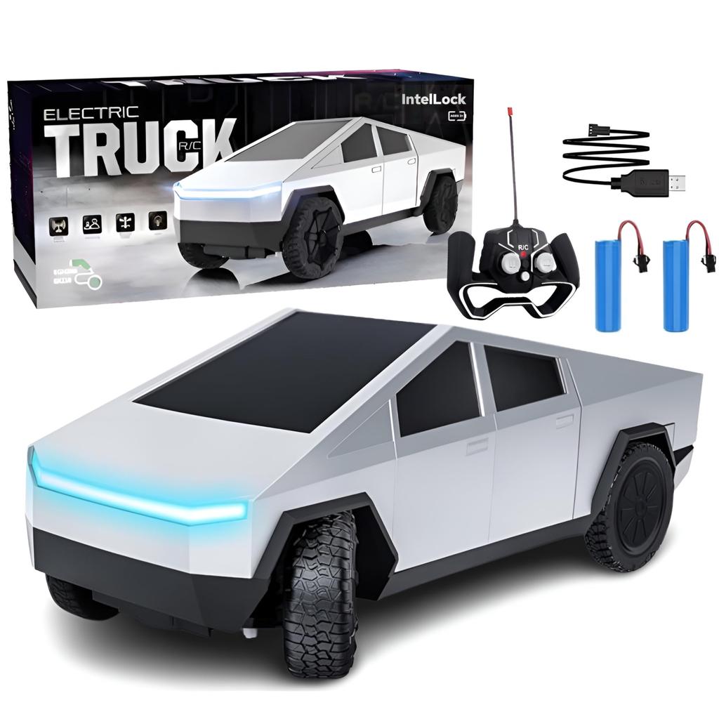 1:24 Pickup Remote Control Car, 4WD Off-Road RC Truck Toy,27MHz Wireless Remote Car with LED Lights,Birthday Gift for Boys Kids